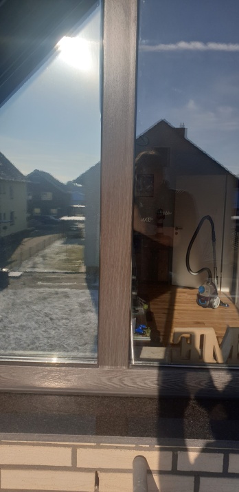 statisch haftende Sonnenschutzfolie silber mittel verspiegelt