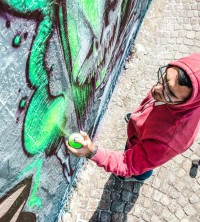 Anti-Graffiti-Folie für raue Flächen, transparent matt