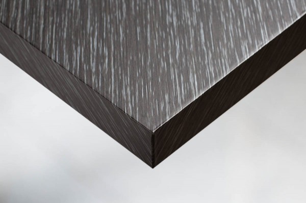 silber-gebürstetes Holz