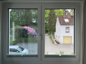 Sonnenschutzfolie Silber-mittel für Fenster