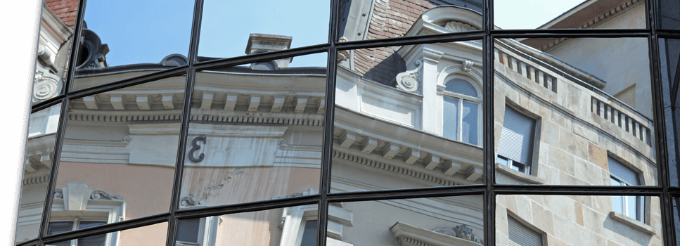 Spiegelfolie für Fenster ▷ Einseitiger Sichtschutz auf Maß