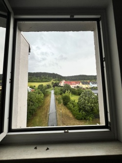 Sonnenschutzfolie, silber mittel verspiegelt