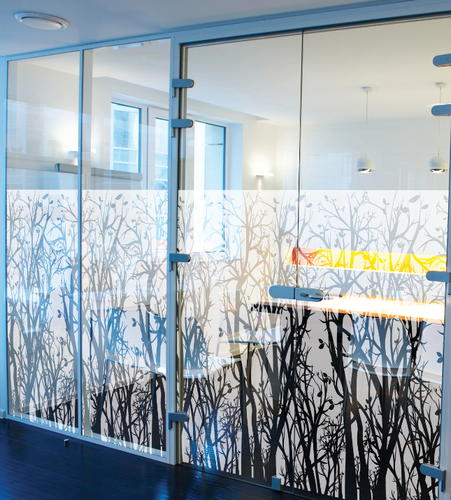 4,90€/m² Fensterfolie Sichtschutz Folie Fenster Küche Büro