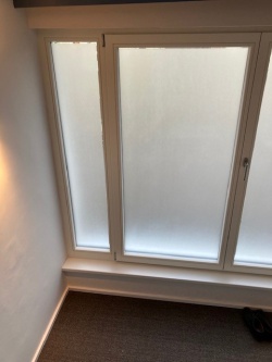 Sandstrahldesign Fensterfolie kleberlos