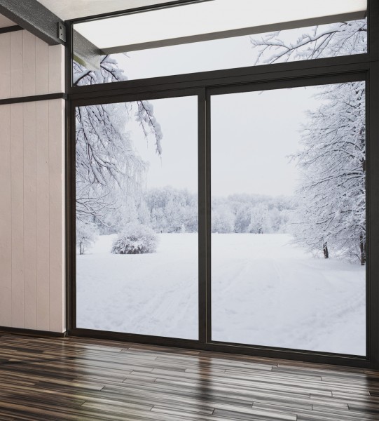 Thermo Cover Fenster Isolierfolie,Transparente Thermofolie Fenster Winter  Winddichte Kälteschutz Wärmefolie mit Klettverschluss,Einfach zu