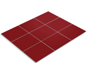Fliesenfolie, Rot lackiert Fliesenfolie, Rot lackiert