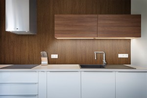 Akazie gealtert, Klebefolie in Holzoptik