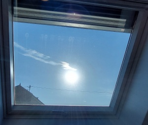 Sonnenschutzfolie, silber stark verspiegelt
