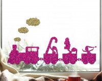 Zug mit Wichtel (7er Set)