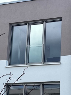 Spion-Spiegelfolie, silber verspiegelt