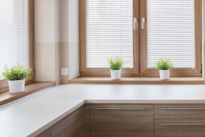Rosskastanie, Klebefolie in Holzoptik