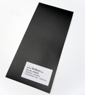 Tafelfolie in schwarz matt passgenau bestellen - Velken