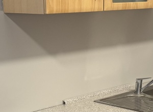 Samt taubengrau gekörnt 2, einfarbige Klebefolie