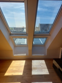 Dachfenster mit Hitzeschutzfolie