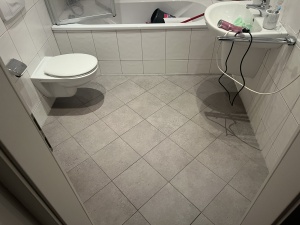 Fliesenfolie, Beton, braunbeige