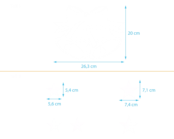 Weihnachtsglocken (6er Set)