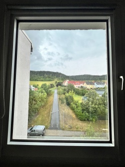 Sonnenschutzfolie, silber mittel verspiegelt