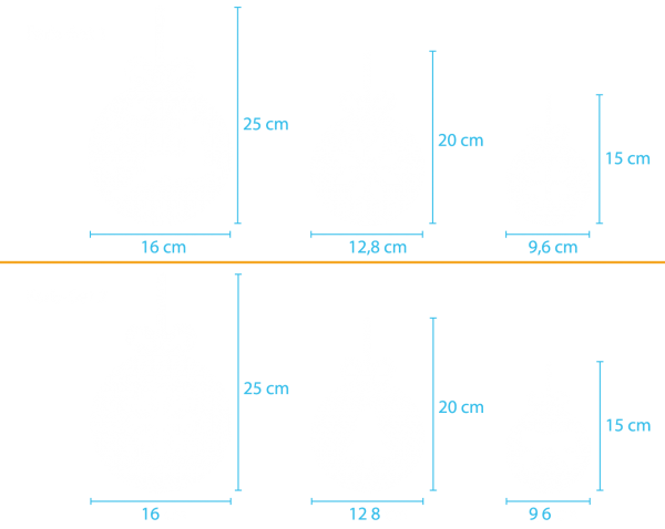 Weihnachtskugeln (6er Set)