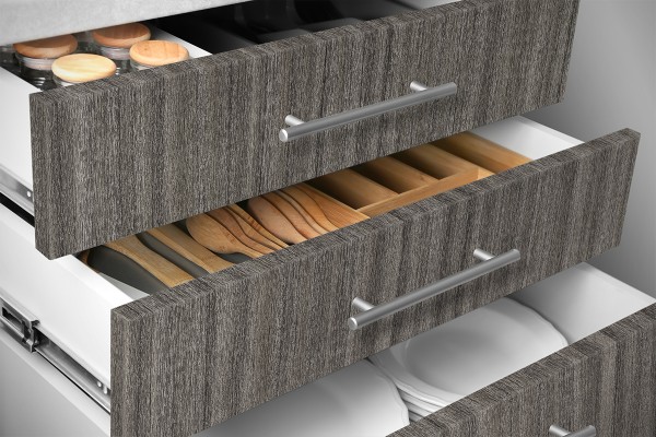 Meranti Holz graphitfarben