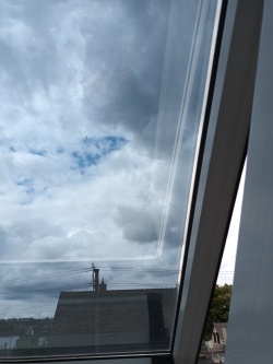 Sonnenschutzfolie, silber stark verspiegelt
