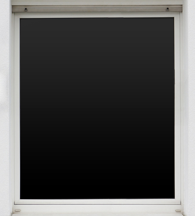 Fensterfolie Verdunkelung PVC Schwarz 200x30 cm