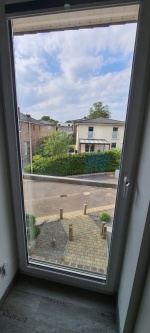 Innenansicht stark verspiegelte Sonnenschutzfolie