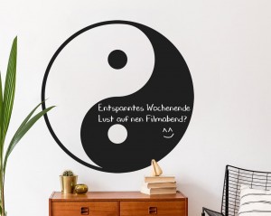 Tafelfolie, Yin-Yang Tafelfolie, Yin-Yang