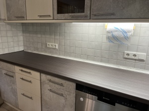 Meranti Holz graphitfarben, Klebefolie in Holzoptik