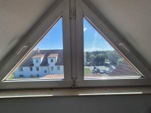 Sonnenschutzfolie, silber stark verspiegelt