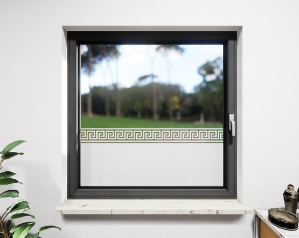 Glasdekor für Fenster, Griechische Ornamente