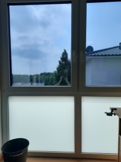 Sonnenschutz Fensterfolie stark verspiegelt