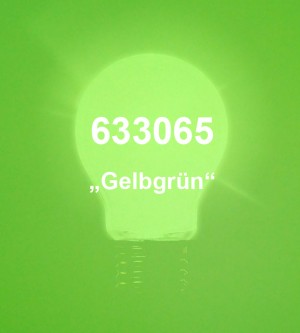 Lichtdurchlässige Farbfolie selbstklebend Gelbgrün