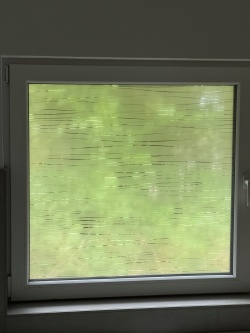 Adhäsionsfolie, transparent matt mit Wellendesign (geprägt)