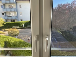 Spiegelfolie in silber vorher nachher Vergleich