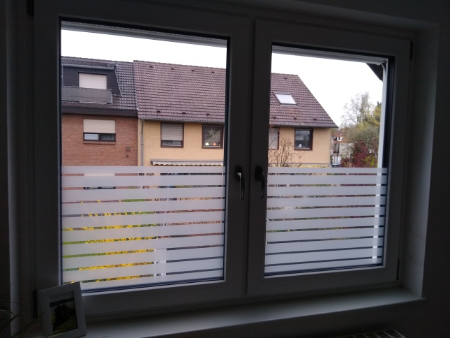 Dekofolie mit 45mm breiten Streifen