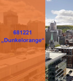 Durchsichtige Farbfolie selbsthaftend Dunkelorange