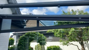 Sonnenschutzfolie, grau verspiegelt