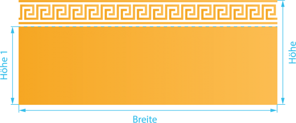 Glasdekor für Fenster, Griechische Ornamente