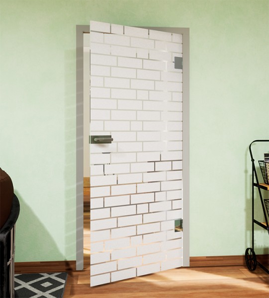 Glasdekor für Türen, Mauer