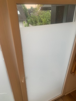 4,60€/m² Glasdekorfolie Frosted Milchig Sichtschutz Fenster Büro  selbstklebend