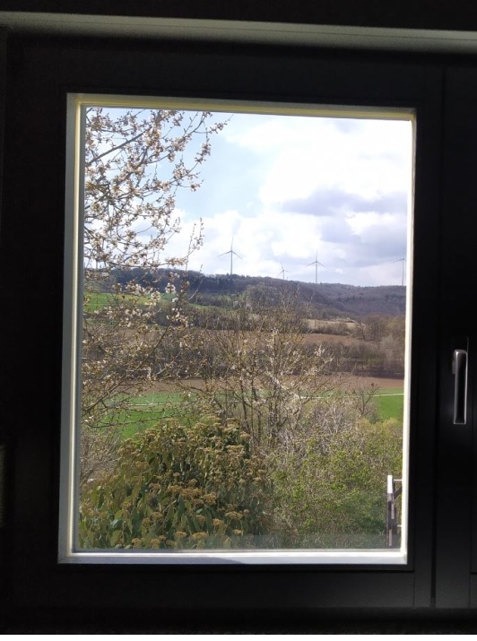 Innenansicht einer Wärmeschutzfolie in silber dunkel