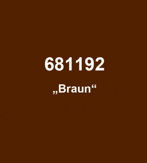Undurchsichtige Farbfolie selbsthaftend Braun