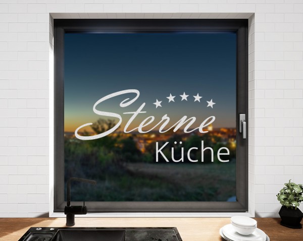 Fenstertattoo, Sterneküche
