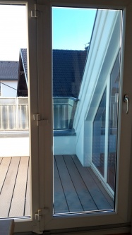 Sonnenschutzfolie blau verspiegelt für Fenster ▷ Zuschnitt nach Maß