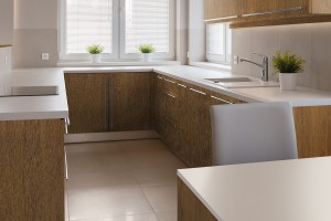 Edelkastanie, Klebefolie in Holzoptik