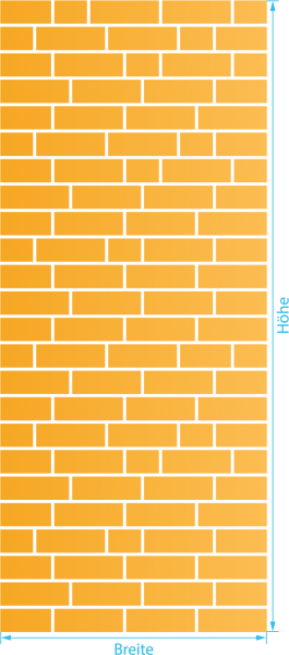 Glasdekor für Türen, Mauer