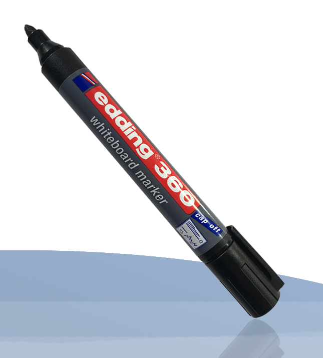 Edding 360 Whiteboard Marker - schwarz