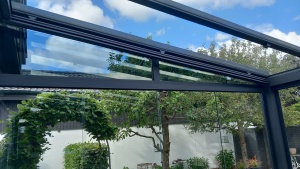 Sonnenschutzfolie, grau verspiegelt