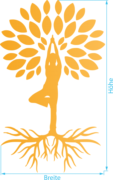 Fenstertattoo, Yogabaum